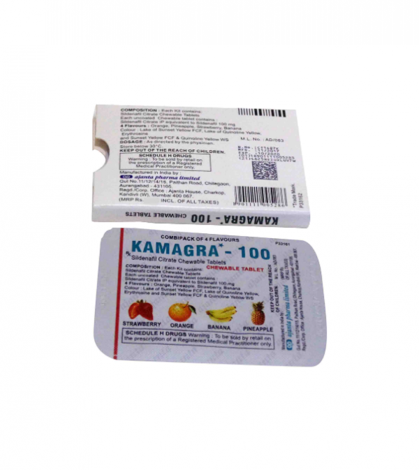 Kamagra Chew Tablets 100 Mg