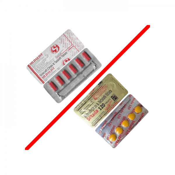 Siltada 120mg (Sildenafil 100mg + Tadalafil 20mg Tablets)